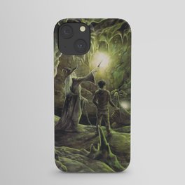 Harry and Dumbledore in the Horcrux Cave iPhone Case