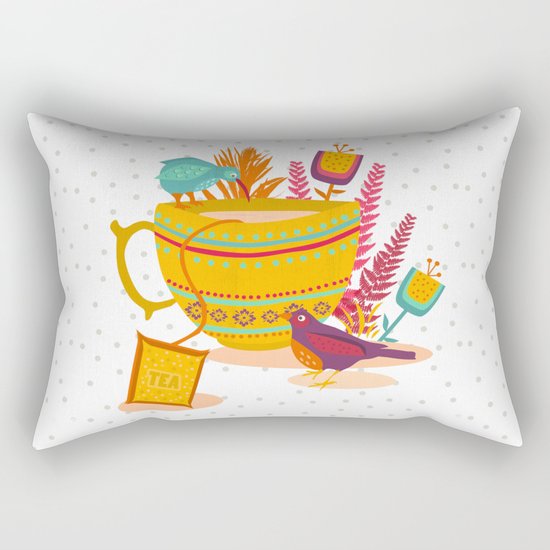 My cup of tea Rectangular Pillow