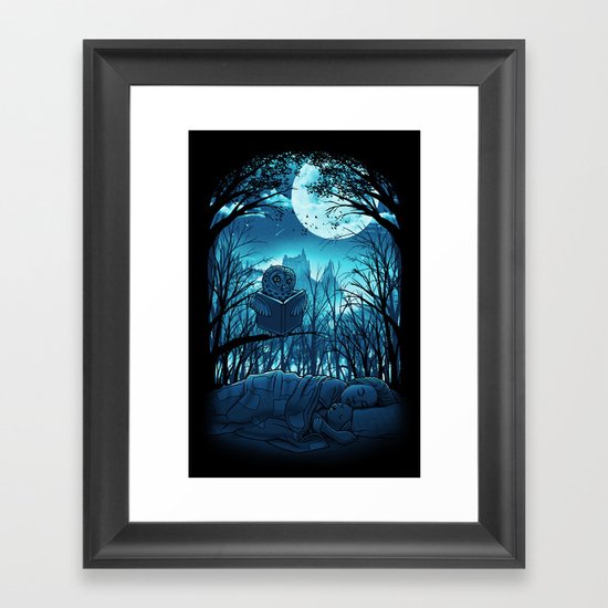 Bedtime Story Framed Art Print