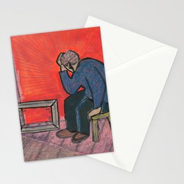 Woe to the Artist, Woe and Poverty, Woe a Hundred Times (1948) Marian Kopf Stationery Card