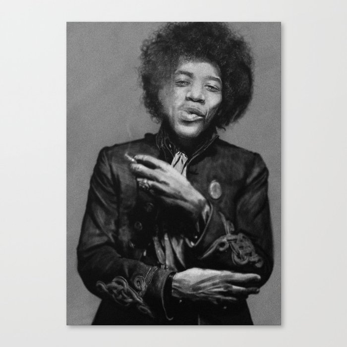 Chilling Hendrix Canvas Print