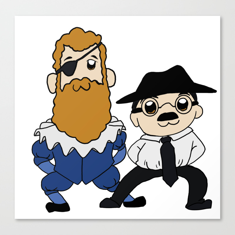 Pop Team Epic Portuguese Writer Edition Canvas Print By Pseudol Society6