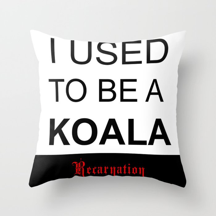 Koala R Throw Pillow