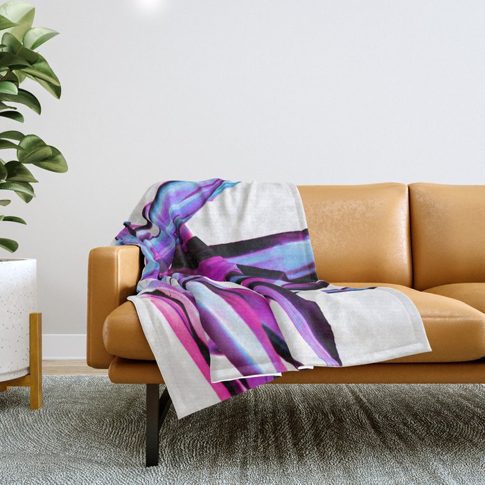 Magenta throw blanket sales