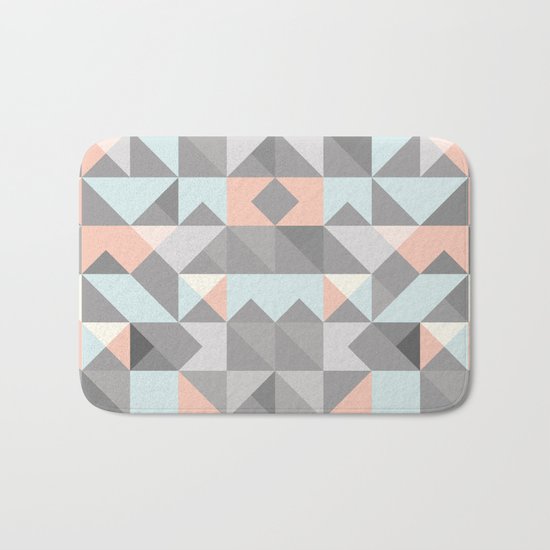 Triangular Pattern Bath Mat