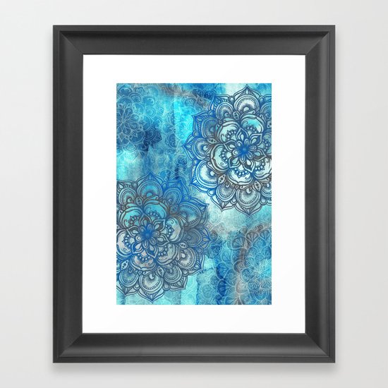 Lost in Blue - a daydream made visible Framed Art Print