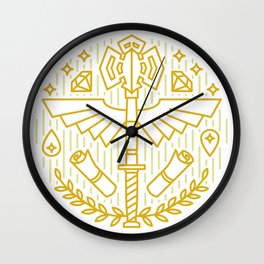 Cleric Emblem Wall Clock