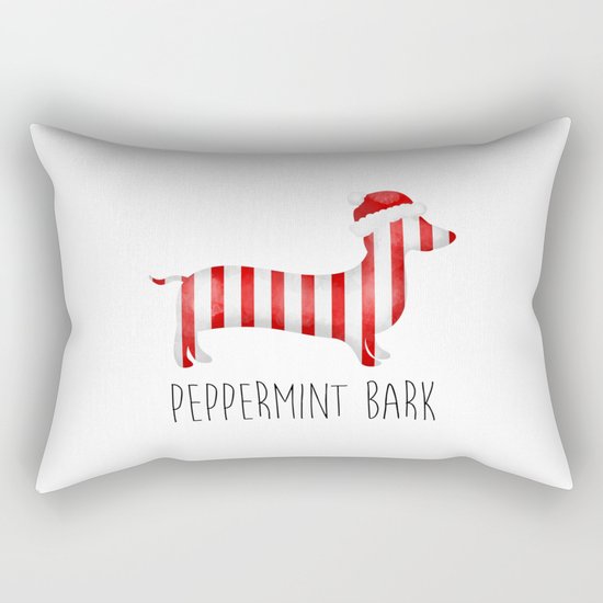 Peppermint Bark Rectangular Pillow