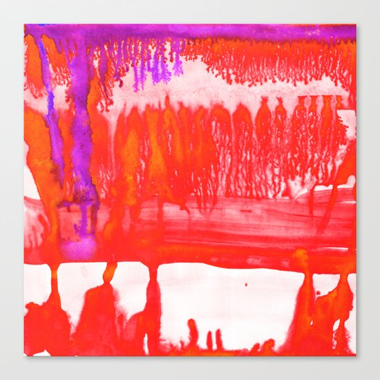 Dip Dye Tangelo Canvas Print