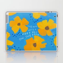 "Light Will Meet You On The Path." Laptop Skin