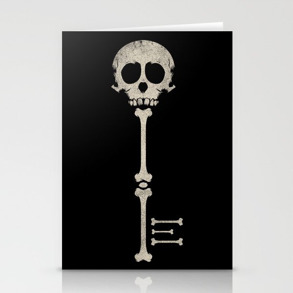 Skeleton Key Stationery Cards