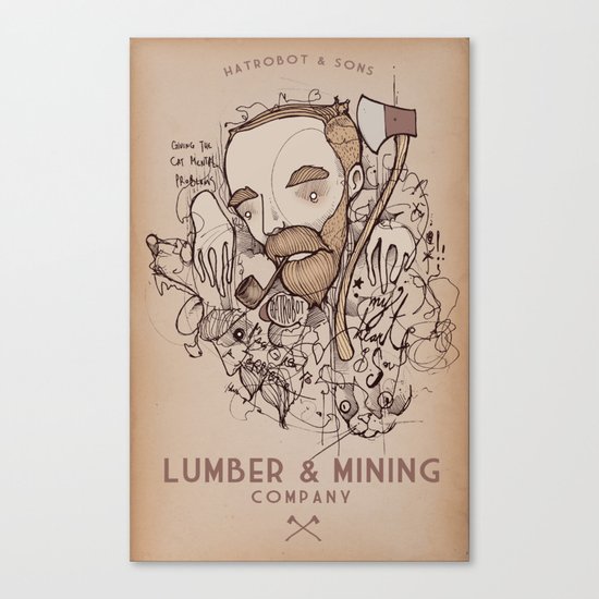 Lumber and Mining Canvas Print