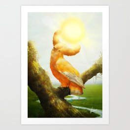 Sun Bird Art Print