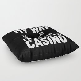 Casino Slot Machine Game Chips Card Player Floor Pillow