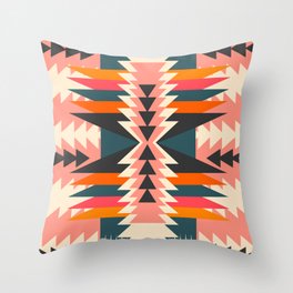 Colorful ethnic decoration Throw Pillow