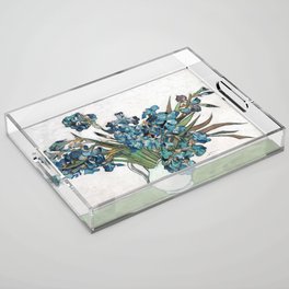 Vincent Van Gogh - Irises (new color editing) Acrylic Tray