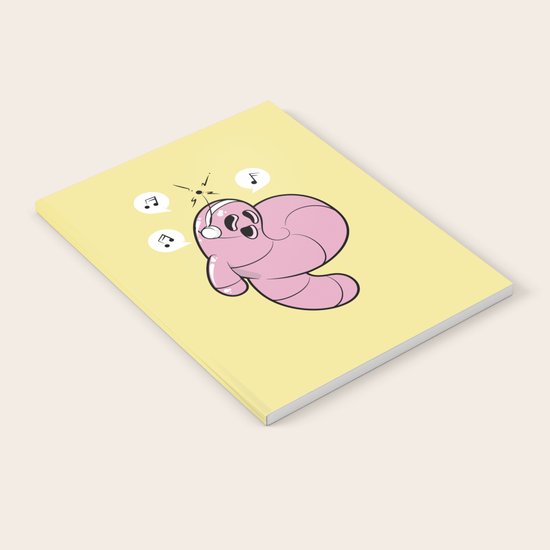 Worms Of Music Notebook