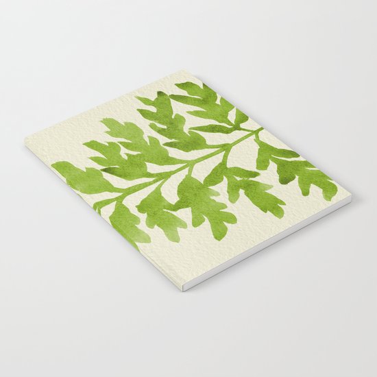 Lime Fern Notebook