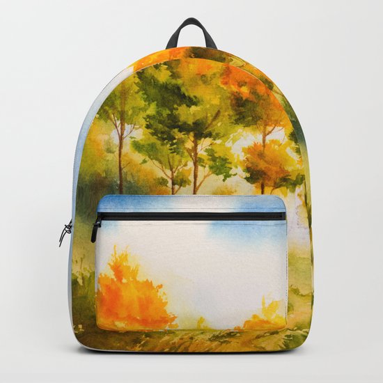 Autumn scenery #18 Backpack