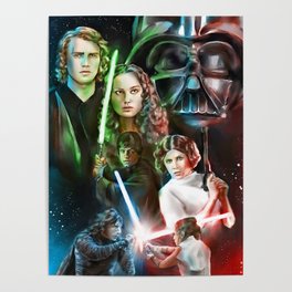 Star Wars Skywalker Family Poster