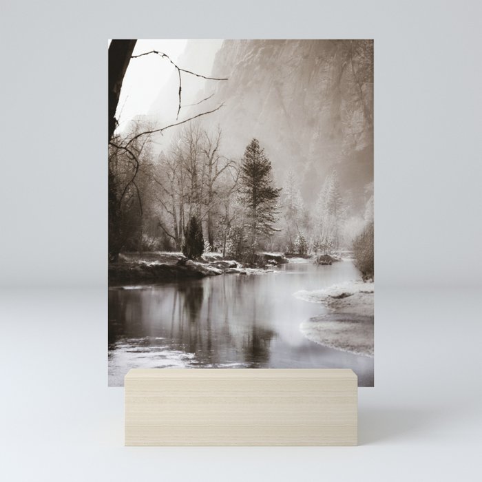 Flow, River, Flow -- The Merced River Flows Through Yosemite Mini Art Print