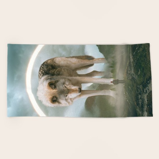 aegis | wolf Beach Towel