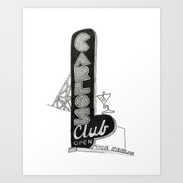 Carlos Club Art Print