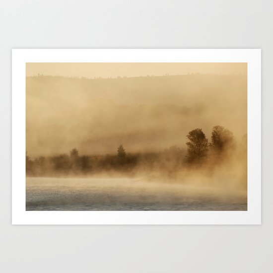 Foggy Morning Art Print
