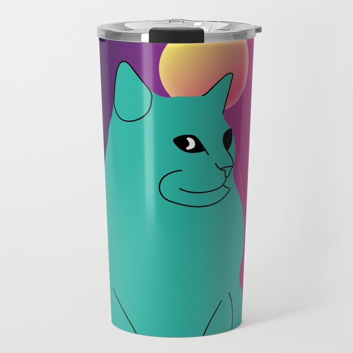 Space Cat Travel Mug