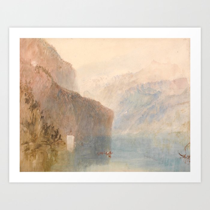 J.M.W. Turner "Tell's Chapel, Lake Lucerne" Art Print