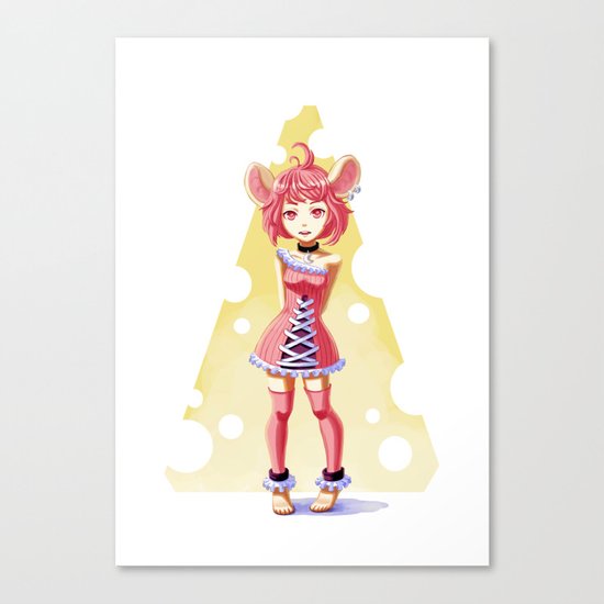 Little Mouse Canvas Print