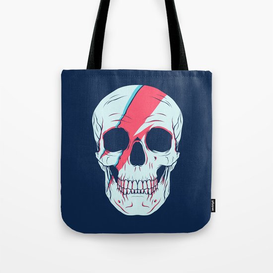 Bowie Skull Tote Bag
