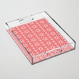 Asanoha Pattern – Melon Acrylic Tray