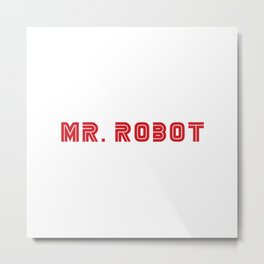 Mr Robot Metal Print | Hacker, Robot, Programming, Typography, Hacking, Cristianslater, Graphicdesign, Eliot, Coder, Coding 