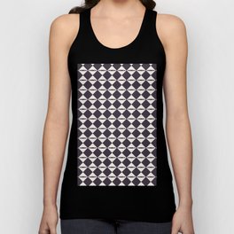 Vector seamless pattern. Abstract diamond checkerboard background Tank Top