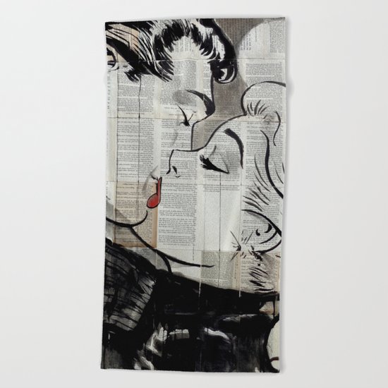POP KISS Beach Towel