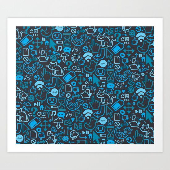 Interwebz Art Print