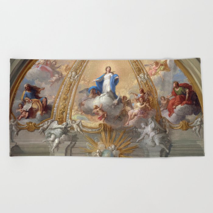 Immaculate Conception by Placido Costanzi Beach Towel