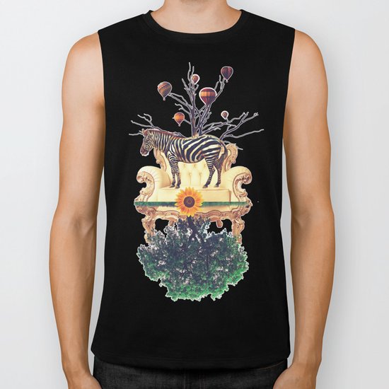 The world upside down. Biker Tank