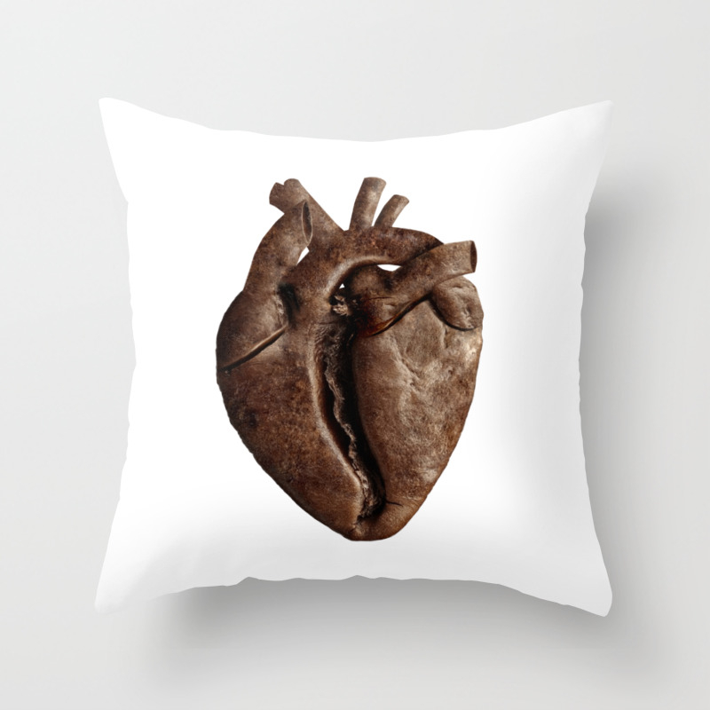 Heart Shaped Coffee Bean Throw Pillow By Lokmanonsoy Society6