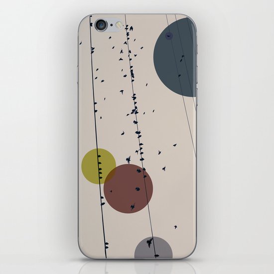 Chaos On The Wires iPhone & iPod Skin