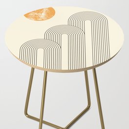 Minimalist mid century style abstract Side Table
