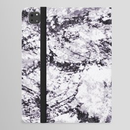 black and white abstract iPad Folio Case
