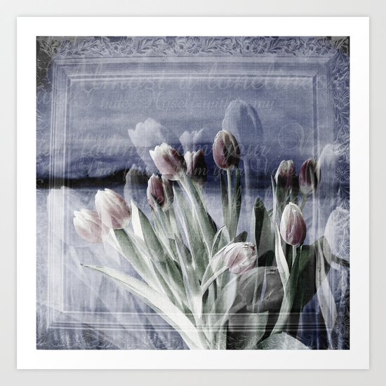 Paint me tulips Art Print