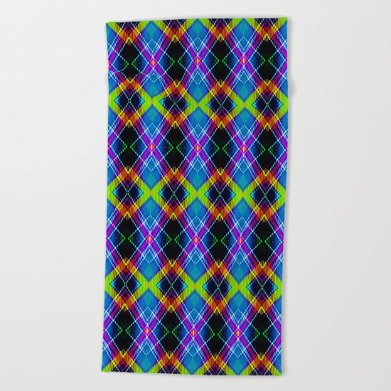 SBS Plaid Beach Towel