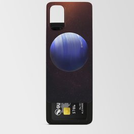 Neptune planet. Poster background illustration. Android Card Case