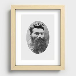Ned Kelly Mugshot - 1880 Recessed Framed Print