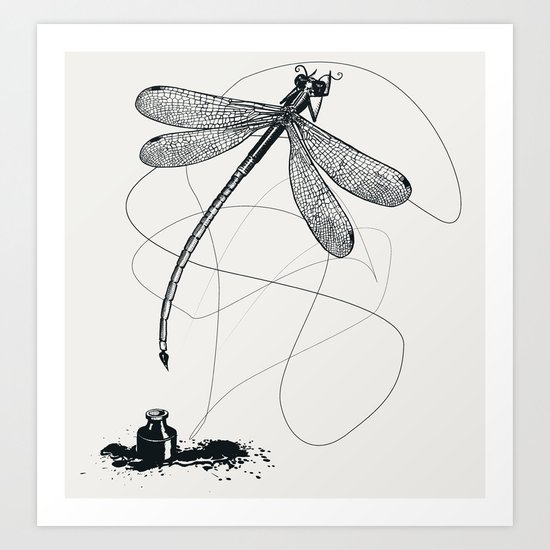 Here, There & Back Again. Art Print