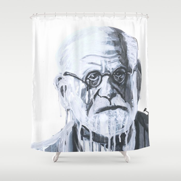 Melting Freud Shower Curtain