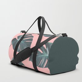Oversized Duffle Bags Society6 Oversized Palm In Pink Duffle Bag